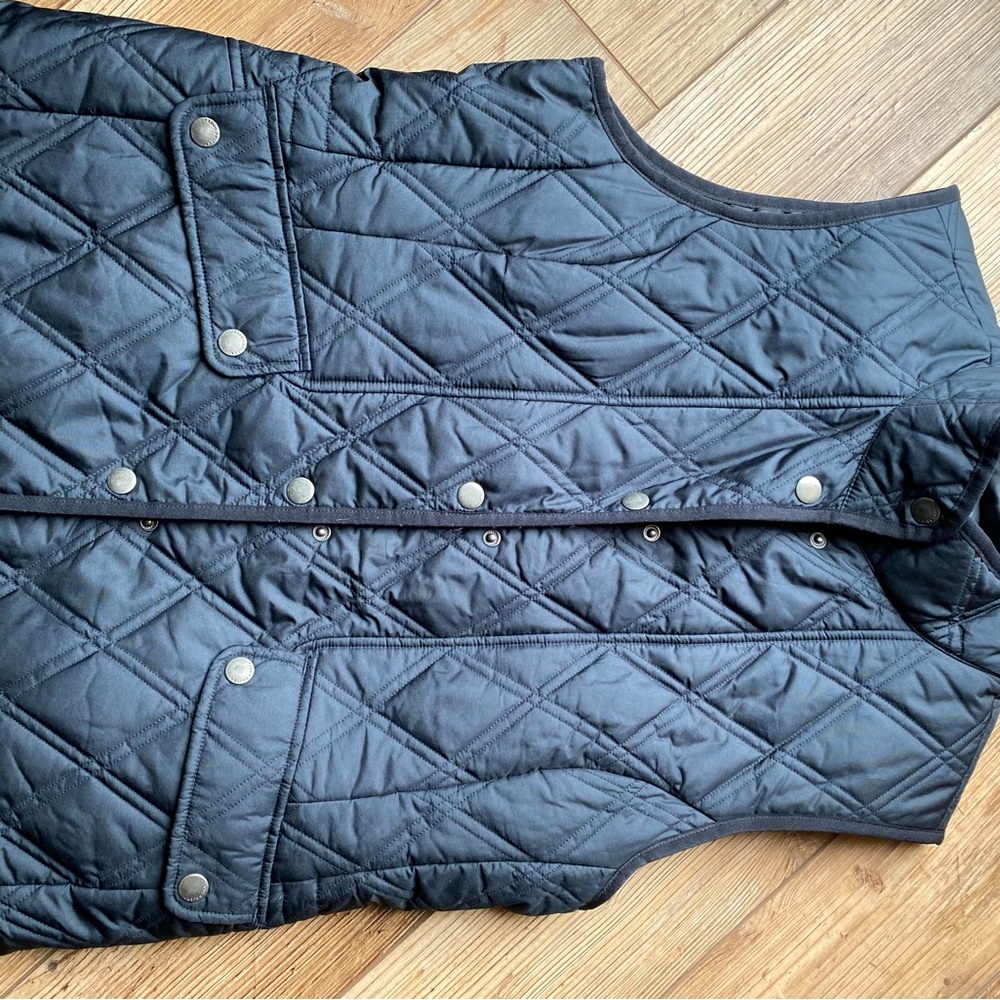 Quilted Black Vest